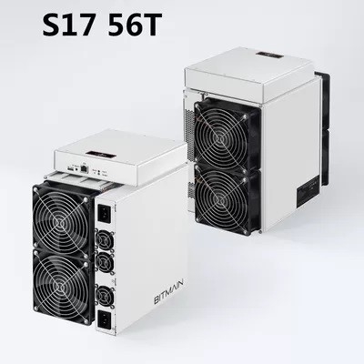 BTC-Bergmann AntBergmann S17 Pro56. 2212W benutzte Bergwerksmaschine des Bergmann-SHA-256 BTC