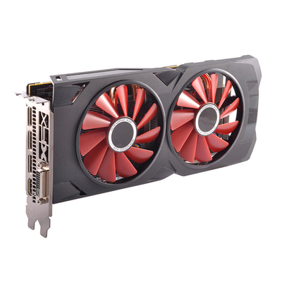 Schwarzes 8G Wolf Graphics Card Rig Graphics Cards XFX 580 des Bergbau-GDDR5