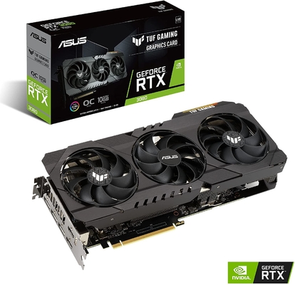 Ausgaben-Grafikkarte GDDR6 Geforce Rtx 3080 10GB Grafikkarte-1710MHz OC