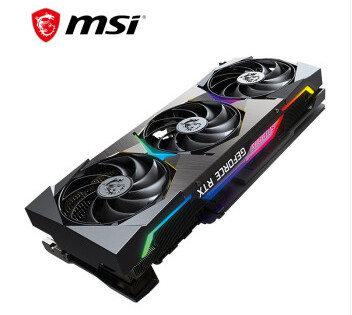 Bergbau Rig Three Fan Graphics Card GeForce RTX 3090 SUPRIM X 24G