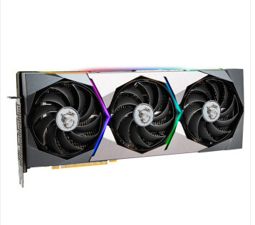 Bergbau Rig Three Fan Graphics Card GeForce RTX 3090 SUPRIM X 24G